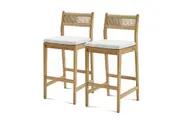 Rio Outdoor Teak Bar Stool Set
