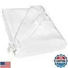 Zenzy 4" Twin Bamboo Mattress Topper Cover, Oeko-TEX Certified, Ultra-Soft Zi