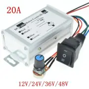 Reversible DC Motor Speed Controllers Driver Controls 12V 24V 36V 48V 60V 9V-60V
