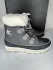 Sorel Explorer Carnival Boots Womens 7 Waterproof Quarry Grey Winter Insulated