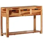 Solid Wood Acacia Console Table Hallway Entry Desk Dressing Decor Display Shelf