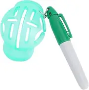 Golf Ball Liner Marker Golf Drawing Template Alignment Tool with Pen Accessories for Training Aid