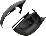 Replacement Covers Carbon Fiber Look Black Replacement B8 8K Mirror Cover For A4 S4 A5 S5 A6 S6 A8 S8 Q3 SQ3 A3 D3 8P 4F C6 (Color : Black)