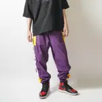 [GOAT SELECT]縮口LOGO印刷TRACK PANTS 嘻哈 美式 街頭 潮流 穿搭