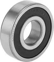 X AUTOHAUX 6305DDU Deep Groove Ball Bearings P0 25x62x17mm Lubricated Bearings Double Rubber Seal Black Silver Tone Scooter Skateboard Wheel