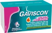 Dual Action Chewable Peppermint Heartburn & Indigestion Relief Tablets (Count of