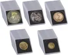 60PCS Plastic Coin Holders for Collectors 2X2 Half Dollar Coin Holder Display Co