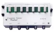 Channel Vision C-0216 1×6 Phone / 1×4 Coax Splitter Module