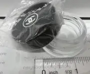 Empty Chanel Glass Travel Dram Jar for Skincare/Makeup 1.5” in Diameter NEW