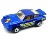 Matchbox Superfast MB3 1979 Blue Porsche 911 Turbo Mint in PVC DIsplay