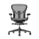 【Herman Miller】Aeron 2.0 人體工學椅 全功能 一般腳座 石墨黑 DW扶手 A size(平行輸入)