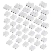 100 Pcs Connection Spade Connectors Quick Terminal Spring Wire Small