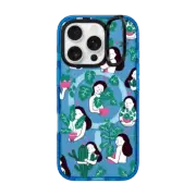 iPhone 16 Pro Impact Ring Stand Case MagSafe Compatible Plants Lover