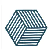 17Pcs Hexagon Anti-Hot Pad Silicone Bowl Drink Coffee Cup Coasters Placemats Non-Slip Dining Table Mats Kitchen Accessory