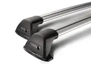 Yakima Flush Bar Silver Roof Rack Pair S26Y - 8050196