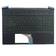New Palmrest Green Backlit Keyboard For HP Pavilion 15-EC L72598-001 L72597-001
