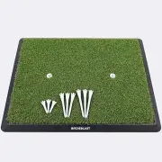 Professional Turf Golf Hitting Mat, Robust Rubber Base Golf Practice Mat, Pre...