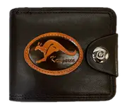 Souvenir Wallet Australia Classic Australian Kangaroo in Brown