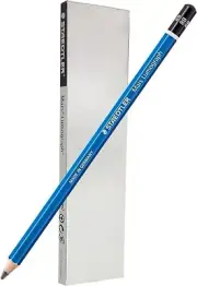 Staedtler Mars Lumograph 100-8B-M Graphite Art Drawing Pencil,Pack of 6