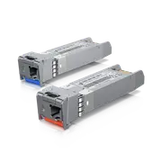 Ubiquiti UniFi, 2-Pack,10 Gbps Bidirectional Single-Mode Optical Module, 10 Gbps Throughput, Simplex LC Connector, Up to 10 km, 2Yr Warr