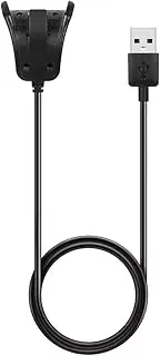 Watch Charging Cable Data Transfer Cable for Adventurer/Golfer 2/Runner 2/Runner 3/Spark/Spark 3 with USB Interface 1-Meter Cable Watch Charging Cables Black