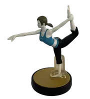 Super Smash Bros Collection N0.8 Wii Fit Trainer Nintendo Amiibo Loose (Preowned)