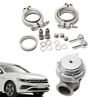 Turbo Blow Off Valve | External Wastegate Turbo External Turbocharger with Flange,External Wastegate Dump Pipe Valve, Turbocharger Waste Gate Valve for Specific Vehicles, Competition Vehicles