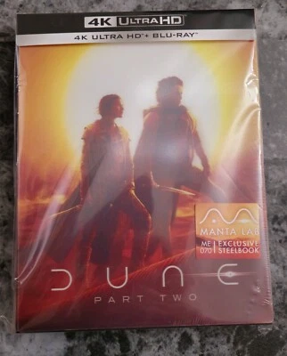 Dune Part Two Manta Lab Double Lenticular A SteelBook 4K UHD+Blu-ray