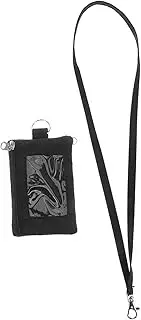 [Baluue] Cute Wallet with Keychain Compact Card Holder and Coin Purse for Cards Keys and Coins Durable Easy to Clean Present Occasion Design for Everyday Use