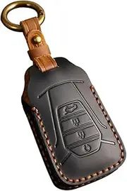 HIBEYO Key Fob Cover for Isuzu New MU-X X Series DMAX D-Max X-Terrain Pickup 2020 2021 2022 2023 Accessories Smart Key Cover