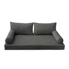 *COVER ONLY*-Style 2 Daybed Mattress Bolster Pillow Covers Piped Trim Twin-AD003