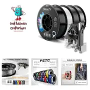 Tangle-Free 4kg PETG Filament 1.75mm - No Clogging, Perfect for FDM Printers