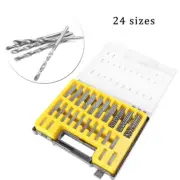 150Pcs 0.4-3.2mm Mini Twist Drill Bit With Case Set Micro Power High Speed Steel