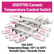 KSD9700 Ceramic Temperature Switch NC/NO Thermal Protectors 10A 40°C to 150°C