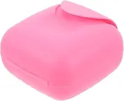 minkissy Box Storage Box Portable Plastic Container for Period Accessories Durable Organizer for Storage of Cups and Small Items Sleek Design for Travel and Daily Use