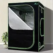 Greenfingers Grow Tent Ventilation Kit 150 x 150 x 200cm 4" Hydroponics Duct Fan Carbon Filter Fans Growing System Indoor Greenhouse Hydroponic Complete Package,with 2000W LED Full Spectrum Lamp