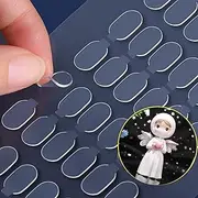 Adhesive Stick dots Two-Sided Sided Mounting Putty Stick Tack for Wall Hanging Crafts Balloons Festival Party Decorations,Clean Removable(0.31"*0.53"-500)