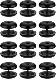Pack of 12 seat belt button clip, stopper, universal car belt stopper, car belt stopper, non-slip seat belt aid, robust and durable belt buckle holder, prevents the belt from slipping off