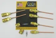 C&D Copper Tube Access Valve 1/8" CD8408 Package of 6