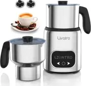 Electric Milk Frother,14-in-1 Milk Frother and Steamer | Dual Cups(20.3oz&13.5oz
