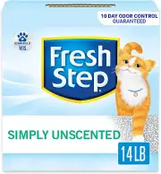 Simply Unscented Clumping Litter, Unscented Cat Litter with Activated Charcoal