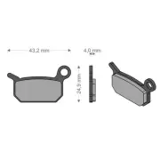 Pads English Style Around for System b4 / Racing XC / Br Team / Pro / Sl