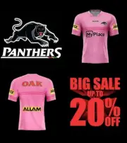 Penrith Panthers NRL RUGBY LEAGUE FOOTBALL Jersey Size SMALL PINK