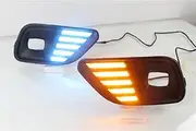 LED DRL Daytime Running Light Turn Signal Fog Lamp For Jeep Cherokee 2019-2020