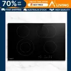 Electric Ceramic Cooktop 77cm Portable Induction Stove Kitchen Cooking App CH-BK