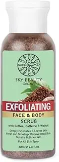 Coffee Scrub for Face & Body Exfoliation and Dirt Removal | Polishes Skin, Reduces Tan & Blackheads | Anti - Cellulite | Natural Coffee | Paraben free, 100g