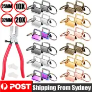 25/32MM Key Fob Hardware keychain Split Ring Wrist Wristlets Cotton Tail Clip