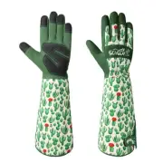 Long Gardening Gloves for Women,Rose Pruning Gloves with Forearm Protection,B...