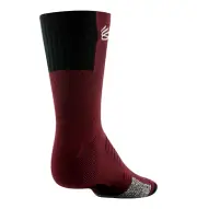Under Armour Adult Red Mid Crew Polyester UA Steph Curry Playmaker Socks 8.5-13