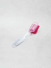 CLEANING / BATHROOM / CLEAR SQUARE CLEANING BRUSH / PINK #KD